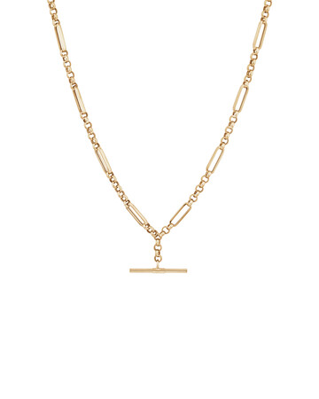 50cm Hollow Belcher Fob Necklace in 10ct Yellow Gold 50cm Hollow Belcher Fob Necklace in 10ct Yellow Gold