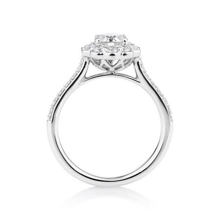 Southern Star Engagement Ring with 1.35 Carat TW of Diamonds in 14ct White Gold Southern Star Engagement Ring with 1.35 Carat TW of Diamonds in 14ct White Gold