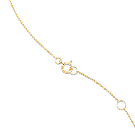Halo Necklace with 0.23 Carat TW of Diamonds in 10kt Yellow Gold Halo Necklace with 0.23 Carat TW of Diamonds in 10kt Yellow Gold