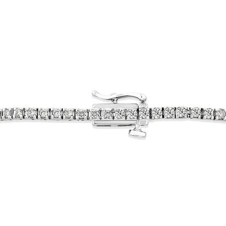 Tennis Bracelet with 2 Carat TW of Diamonds in 10kt White Gold Tennis Bracelet with 2 Carat TW of Diamonds in 10kt White Gold