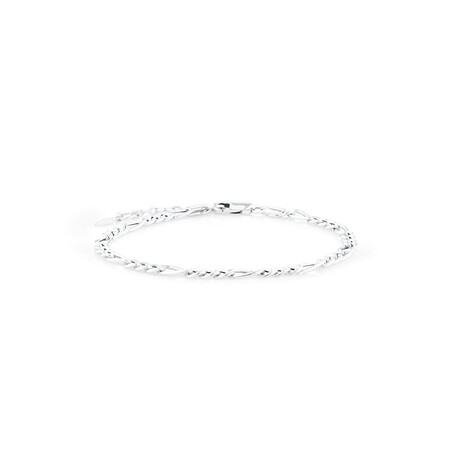 Figaro Bracelet in Sterling Silver Figaro Bracelet in Sterling Silver