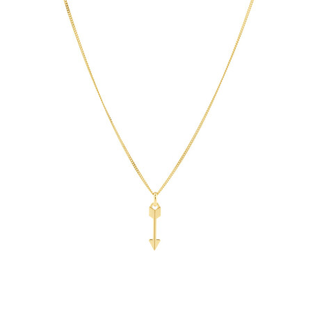 Arrow Pendant In 10ct Yellow Gold Arrow Pendant In 10ct Yellow Gold