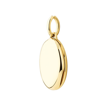 Oval Locket in 10kt Yellow Gold Oval Locket in 10kt Yellow Gold