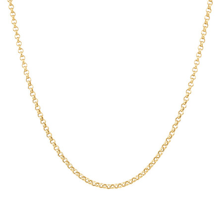 50cm (20") Hollow Belcher Chain in 10kt Yellow Gold 50cm (20") Hollow Belcher Chain in 10kt Yellow Gold