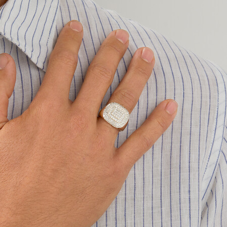 Ring with 2 Carat TW of Diamonds in 10kt Yellow Gold Ring with 2 Carat TW of Diamonds in 10kt Yellow Gold