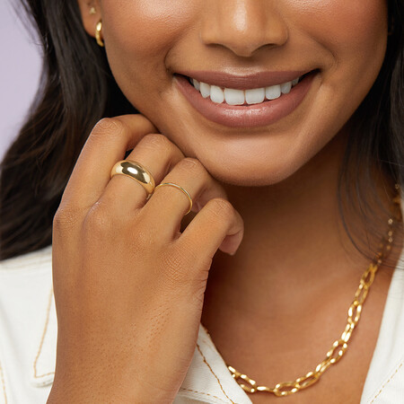 Plain Band Ring in Yellow Gold Plain Band Ring in Yellow Gold