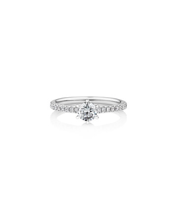 Sir Michael Hill Designer Engagement Ring with 0.70 Carat TW of Diamonds in 18kt White Gold Sir Michael Hill Designer Engagement Ring with 0.70 Carat TW of Diamonds in 18kt White Gold