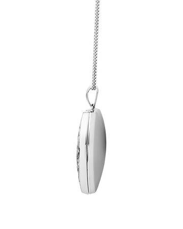 Patterned Heart Locket in Sterling Silver Patterned Heart Locket in Sterling Silver