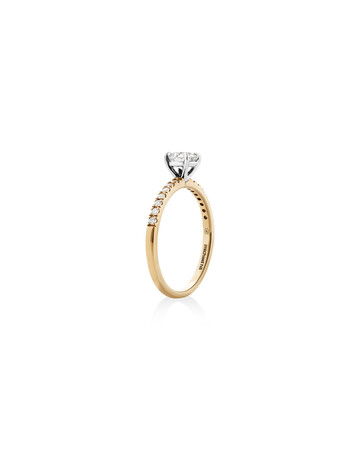 Southern Star Engagement Ring with 0.65 Carat TW of Diamonds in 18kt Yellow & White Gold Southern Star Engagement Ring with 0.65 Carat TW of Diamonds in 18kt Yellow & White Gold