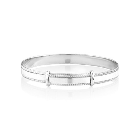 Expandable Baby Bangle in Sterling Silver Expandable Baby Bangle in Sterling Silver