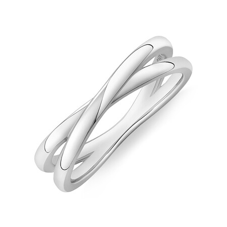 Crossover Ring in Sterling Silver Crossover Ring in Sterling Silver