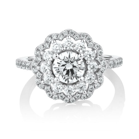Ring with Luxe Cubic Zirconia in Sterling Silver Ring with Luxe Cubic Zirconia in Sterling Silver