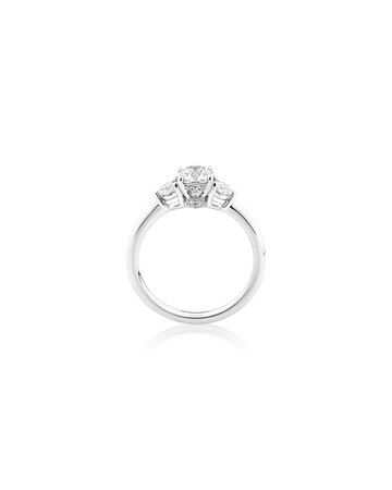 Sir Michael Hill Designer Three Stone Engagement Ring with 0.90 Carat TW of Diamonds in 18ct White Gold Sir Michael Hill Designer Three Stone Engagement Ring with 0.90 Carat TW of Diamonds in 18ct White Gold