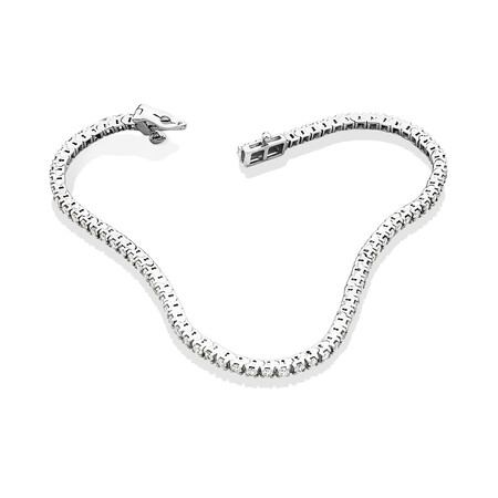 Tennis Bracelet with 2 Carat TW of Diamonds in 10kt White Gold Tennis Bracelet with 2 Carat TW of Diamonds in 10kt White Gold