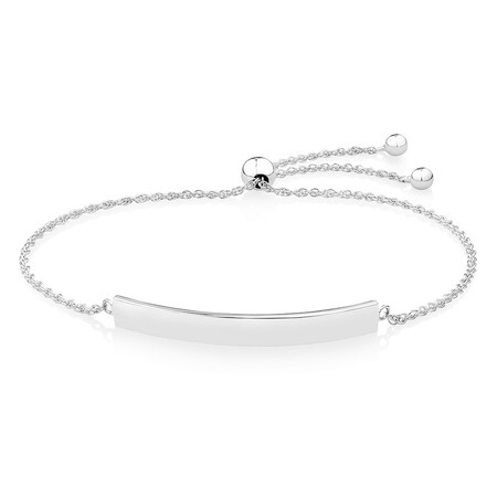 23cm (9.1") Bar Bolo Bracelet in Sterling Silver 23cm (9.1") Bar Bolo Bracelet in Sterling Silver