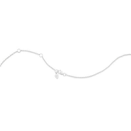 Open Circle Pendant with Cubic Zirconia in Sterling Silver Open Circle Pendant with Cubic Zirconia in Sterling Silver