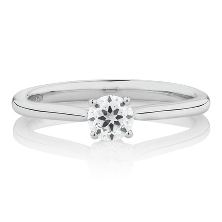 Southern Star Solitaire Engagement Ring with a 0.34 Carat TW Diamond in 14ct White Gold Southern Star Solitaire Engagement Ring with a 0.34 Carat TW Diamond in 14ct White Gold