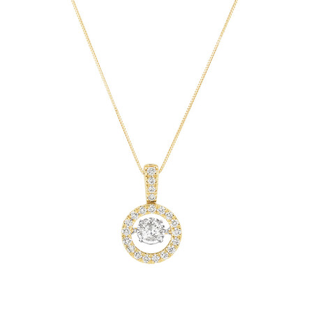 Everlight Pendant with 1 Carat TW of Diamonds in 14kt Yellow Gold Everlight Pendant with 1 Carat TW of Diamonds in 14kt Yellow Gold
