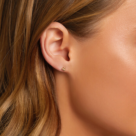 Trio Ball Stud Earrings in 10kt Yellow Gold Trio Ball Stud Earrings in 10kt Yellow Gold