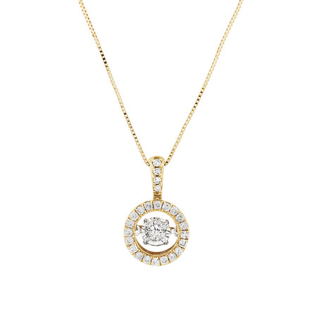 Everlight Pendant with 0.33 Carat TW of Diamonds in 10kt Yellow Gold Everlight Pendant with 0.33 Carat TW of Diamonds in 10kt Yellow Gold