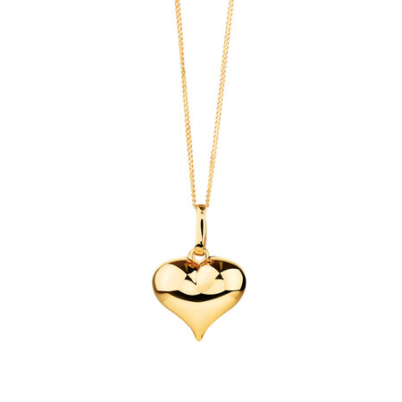 Heart Pendant in 10ct Yellow Gold Heart Pendant in 10ct Yellow Gold