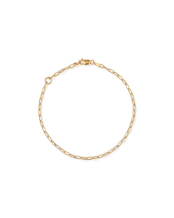 19cm (7.5") 2mm-2.5mm Width Paperclip Bracelet in 10kt Yellow Gold 19cm (7.5") 2mm-2.5mm Width Paperclip Bracelet in 10kt Yellow Gold