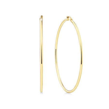 Hoop Earrings in 10ct Yellow Gold Hoop Earrings in 10ct Yellow Gold