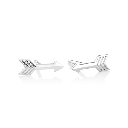 Arrow Stud Earrings In Sterling Silver Arrow Stud Earrings In Sterling Silver