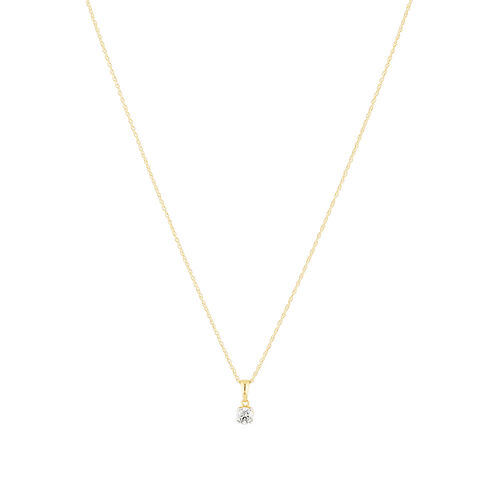 Pendant with 0.30 Carat TW of Diamonds in 10kt Yellow Gold