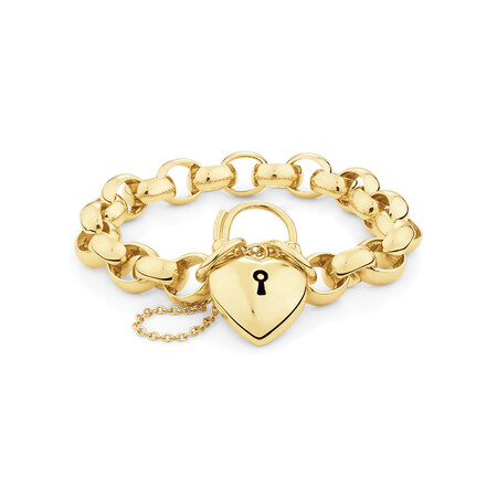 19cm (7.5") 11mm-11.5mm Width Belcher Bracelet in 10kt Yellow Gold 19cm (7.5") 11mm-11.5mm Width Belcher Bracelet in 10kt Yellow Gold