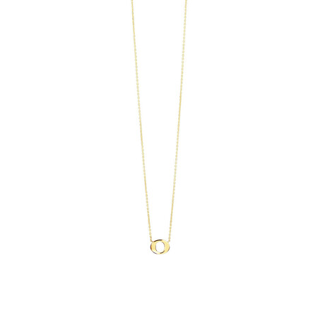 "O" Initial Necklace In 10ct Yellow Gold "O" Initial Necklace In 10ct Yellow Gold