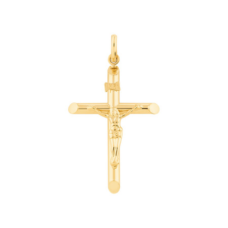 Crucifix Cross Pendant in 10kt Yellow Gold Crucifix Cross Pendant in 10kt Yellow Gold