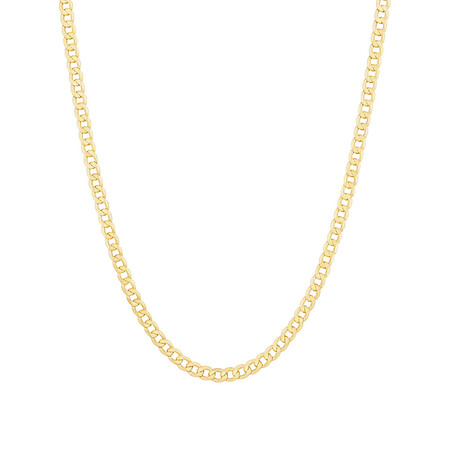 60cm (24") Curb Chain in 10kt Yellow Gold 60cm (24") Curb Chain in 10kt Yellow Gold