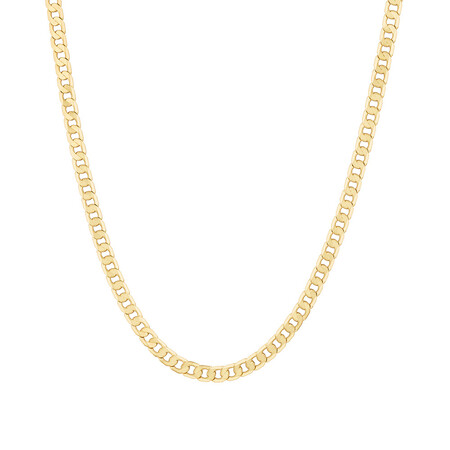 55cm (22") Curb Chain in 10kt Yellow Gold 55cm (22") Curb Chain in 10kt Yellow Gold