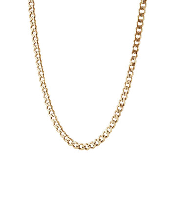 55cm (22") 6mm-6.5mm Width Solid Curb Chain in 10kt Yellow Gold 55cm (22") 6mm-6.5mm Width Solid Curb Chain in 10kt Yellow Gold