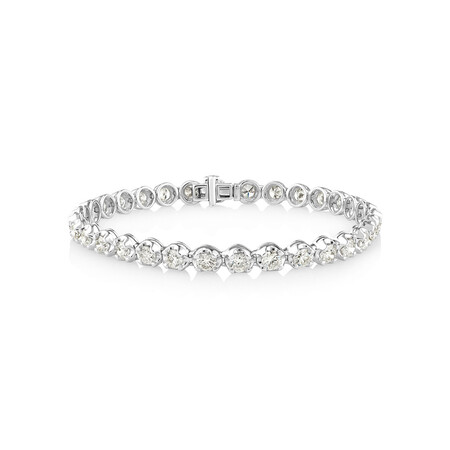 Tennis Bracelet with 6.0 Carat TW of Diamonds in 14kt White Gold Tennis Bracelet with 6.0 Carat TW of Diamonds in 14kt White Gold