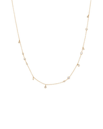 Necklace with 0.47 Carat TW of Diamonds in 10kt Yellow Gold Necklace with 0.47 Carat TW of Diamonds in 10kt Yellow Gold