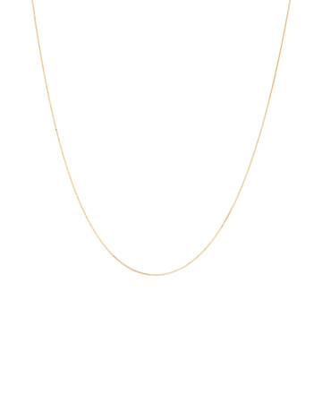 50cm (20") 1mm Width Box Chain in 10kt Rose Gold 50cm (20") 1mm Width Box Chain in 10kt Rose Gold