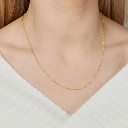 50cm (20") Belcher Chain in 10ct Yellow Gold 50cm (20") Belcher Chain in 10ct Yellow Gold