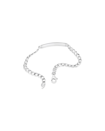 19cm (7.5") Identity Bracelet in Sterling Silver 19cm (7.5") Identity Bracelet in Sterling Silver