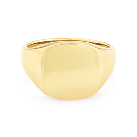 Men's Signet Ring in 10ct Yellow Gold Men's Signet Ring in 10ct Yellow Gold