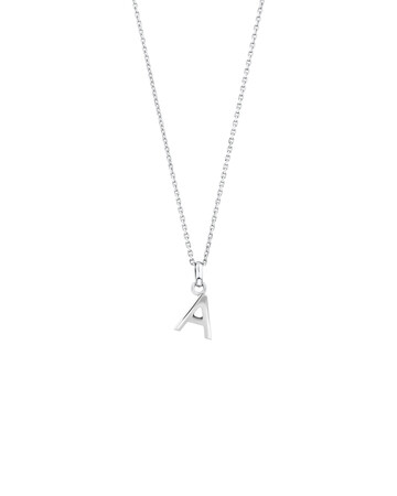 A Initial Pendant in Sterling Silver A Initial Pendant in Sterling Silver