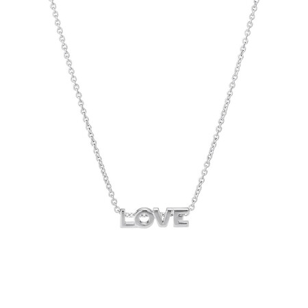 45cm (18") Love Necklace in Sterling Silver 45cm (18") Love Necklace in Sterling Silver