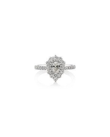 Sir Michael Hill Designer Vintage Floral Engagement Ring with 0.92 Carat TW of Diamonds in 18ct White Gold Sir Michael Hill Designer Vintage Floral Engagement Ring with 0.92 Carat TW of Diamonds in 18ct White Gold