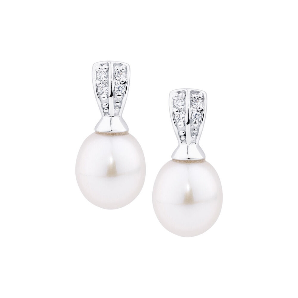 Michael Hill Pearl Earrings 2024 www.alhudapk