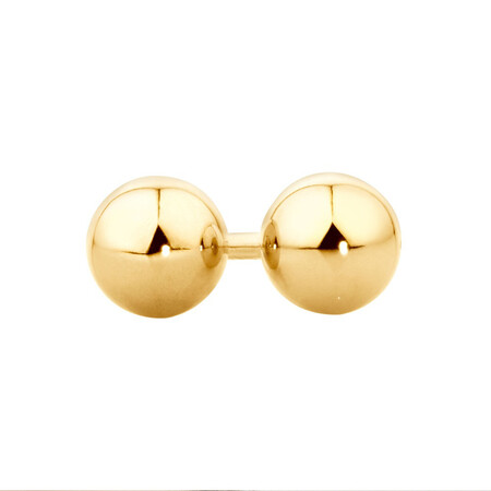 5mm Ball Stud Earrings in 10kt Yellow Gold