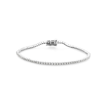 Tennis Bracelet with 1 Carat TW of Diamonds in 10kt White Gold Tennis Bracelet with 1 Carat TW of Diamonds in 10kt White Gold