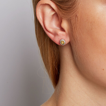 Stud Earrings with 0.30 Carat TW of Diamonds in 10ct White Gold Stud Earrings with 0.30 Carat TW of Diamonds in 10ct White Gold