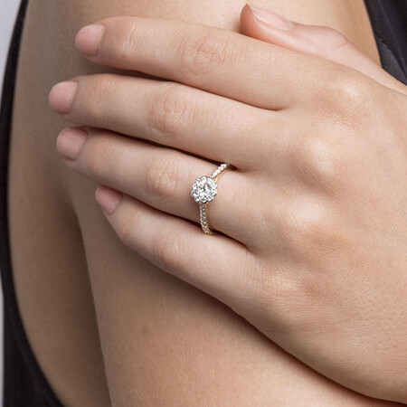 Southern Star Engagement Ring with 3/4 Carat TW of Diamonds in 14ct Yellow & White Gold Southern Star Engagement Ring with 3/4 Carat TW of Diamonds in 14ct Yellow & White Gold