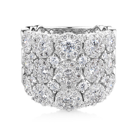 Bubble Ring with 3 Carat TW of Diamonds in 14kt White Gold Bubble Ring with 3 Carat TW of Diamonds in 14kt White Gold